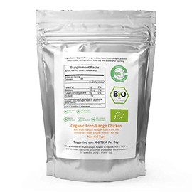 Chicken Bone Broth Powder Organic Free Range 300g Pure Protein Non-Gelling Type