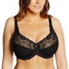 Delimira Women's Beauty Lace Non Padded Minimiser Full Figure Underwire