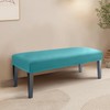 Stretch Bench Covers, Velvet Flannel Dust Covers, Dining Room Chair