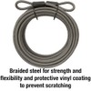 Master Lock Steel Bike Lock Cable, 30 ft. Long x