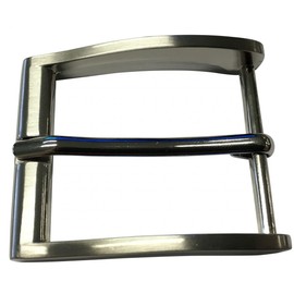 BELTINGER Belt Buckle 4.0 cm | Buckle Interchangeable Buckle Belt Buckle 40 mm Solid | Pin Buckle | Interchangeable Belt up to 4 cm, Silver, matte