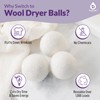 Pursonic 4-Pack Laundry Wool Dryer Balls with Lavender & Peppermint