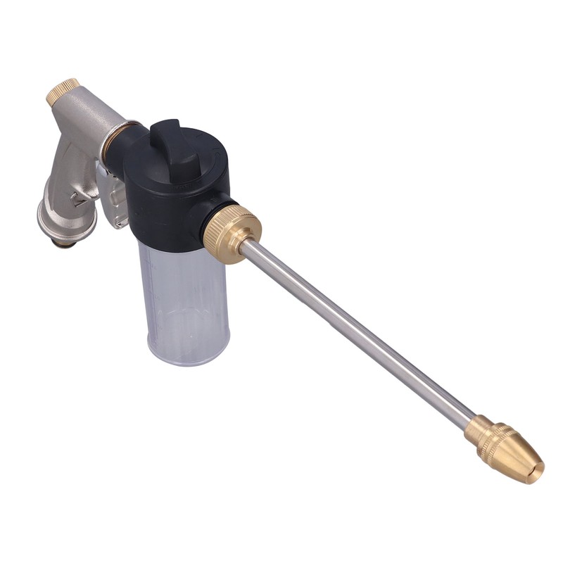 High Pressure Water Gun Garden Hose Wand Nozzle Sprayer Foam