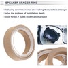 RATCHROLL 2 Set Universal Speaker Spacer Ring Tweeter Speaker Spacer