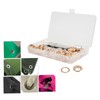50Pcs Brass Grommet Eyelets Set Sewing Setting Kit with 3