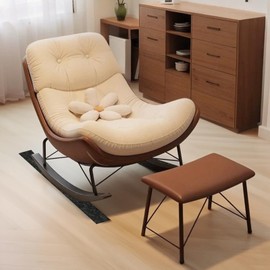 Betagt Recliner Pads for Hardwood Floors, 27.5 Inch Non-Slip Furniture Pads, Round Under Chair Mat Recliner Floor Protectors for Recliners, Swivel Chairs 2Pack