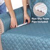 Loveseat Covers Loveseat Slipcover Reversible Quilted Furniture Protector with Elastic