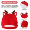 Kids Winter Beanie Hat Scarf Gloves Set for Girls Boys,