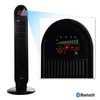 Ozeri 360 Oscillation Tower Fan, with Bluetooth and Micro-Blade Noise