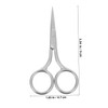 Gatuida Compact Eyebrow Scissors Convenient Grooming Tool for Women Men
