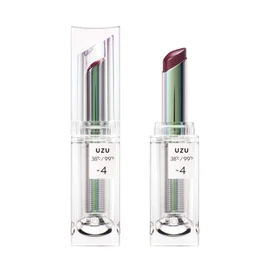 UZU BY FLOWFUSHI 38°C / 99°F Lipstick [-4 Plum (Gloss)] Lip Care, Skin Beautifying Bacteria, Unscented, Hypoallergenic