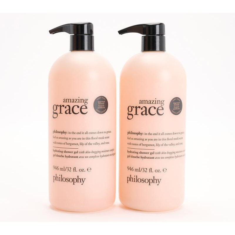 philosophy supersize grace & love shower gel 32oz duo:_falling in