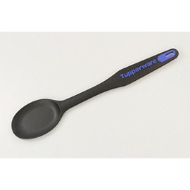 TUPPERWARE Cooking Spoon Mixing Spoon Ready to Use Black Blue 10127