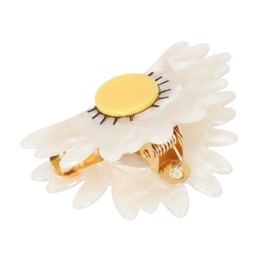 Healvian Sun Flower Hair Claw Clip Creative Flower Clasp for Women Elegant Jaw Clip for Parties Daily Wear Non-slip Design Hair Ornament