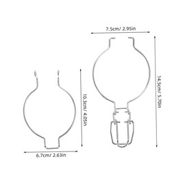 Anneome Glass Canning Jar Accessories Wire Clamp 4pcs Wire Locking Storage Jars Wide Mouth Glass Canisters Sealed Buckle Replacement