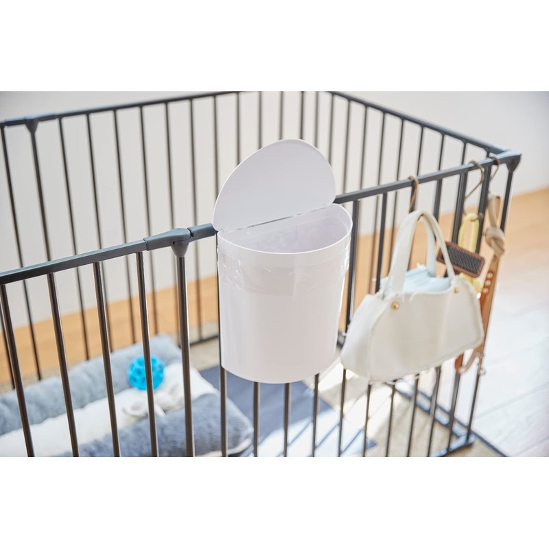 Isetou Merna Mini Trash Can with Lid, Small Storage Bin,