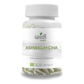 Ashw Widl Health 1000 Mg Por Porción Calidad Premium 60 Cap Sabor Sin Sabor
