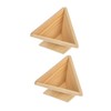 KICHOUSE Wooden Food Molds Rice Dumpling Molds Set Handmade Simple