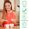 6 Pcs Adjustable Measuring Spoon Plastic Tablespoon and Teaspoon Set