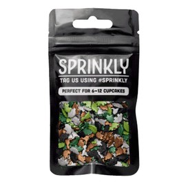 SPRINKLY - Sprinkle Shapes - Dinosaurs (Camouflage Colours) - 25g
