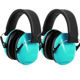 BraveKoi Children's Ear Protection, Set of 2, Ear Muffs, Children's Noise Protection, Headphones, Easily Adjustable, Foldable, Comfortable Hearing Protection, for Autism, Sleeping, Learning, ADHD,