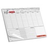 Weekly Planner Pad Including Habit Tracker, 50-Sheet Organiser without Date,