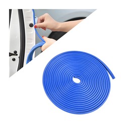 BLAU GRUN Car Door Edge Guards, Universal Rubber Seal Protector, U Shape Edge Trim, Blue, 32FT