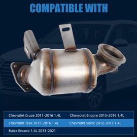 Catalytic Converter Compatible with Trax 2015-2016 1.4L，Sonic 2012-2017 1.4L，Encore 1.4L 2013-2021, 674854,13265369, 25196720, 55578984, Manifold Catalytic Converter