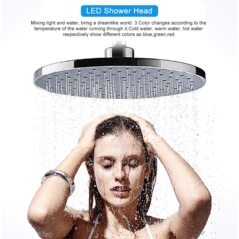 Round Shower Head Rain Shower 8 Inch Shower Head Rain