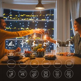 4 PCs Santa Swap Gift Exchange Dice 11th Anniversary Couple Gifts for Men Women Valentines Day Gifts for Her Him Sweet Gifts for Husband Wife Boyfriend Girlfriend Christmas Stocking Stuffers