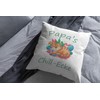 WarmherzIch Papas Chill Corner Cushion Cover with Filling 45 cm