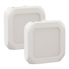 2Pcs Plug in Motion Sensor LED Night Light Plug in