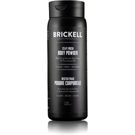 Brickell Stay Fresh Body Powder for Men 148ml - Scented