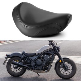 JUNJUMOTO Motorcycle Front Rider Solo Seat Silicone Cushion Compatible with Rebel 300 CMX300 Rebel 500 CMX500 2020-2025