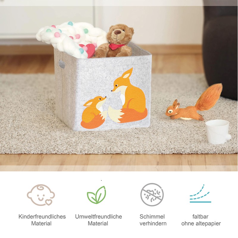Lucky Sign - Toy Storage Box for Kids Aminal Theme