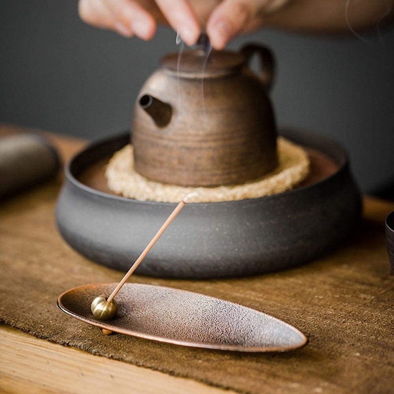 PureSino Incense Burner, Incense Holder, Compatible with Both Sticks and