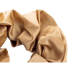 Vividmoo - Bandas de pelo de seda de morera, color dorado