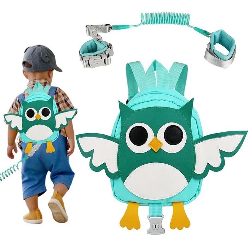 Anti Lost Rope Backpack Detachable Adjustable Cute Cartoon Toddler Safety