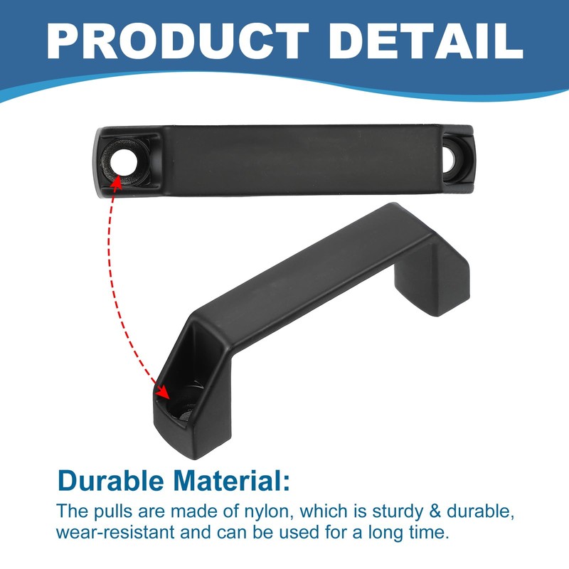 PATIKIL Aluminum Alloy Pull Handles 90mm Hole Centers, 2 Pcs