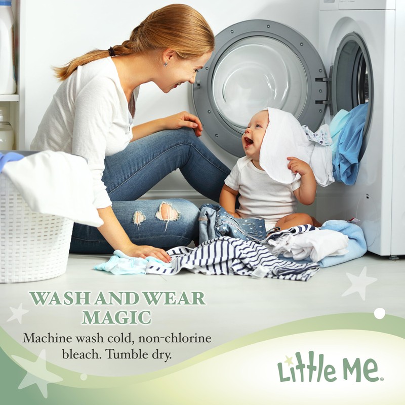 Little Me - Pijama Unisex para bebé, 100% algodón, sin