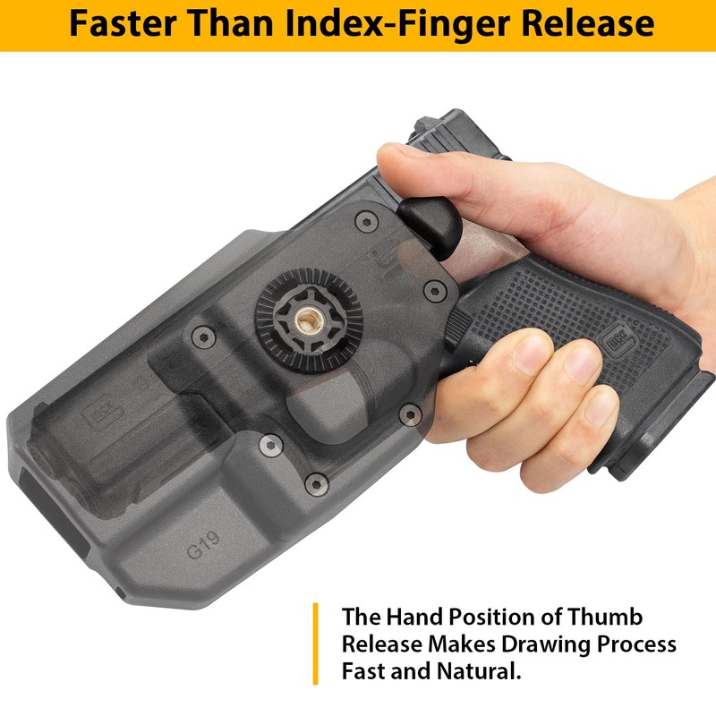 OWB Thumb Release Holster for Smith & Wesson M&P 9/40