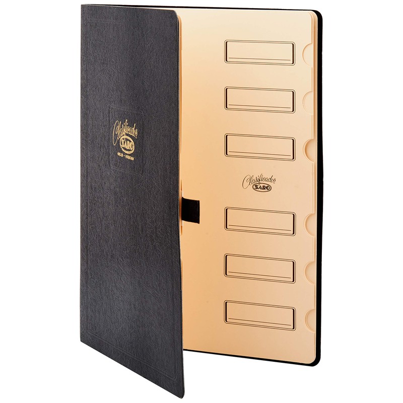 Saro - Sorting File Folder Long Foolscap Black