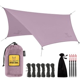 Wise Owl Outfitters Rain Tarp; Rose