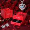 VENXPON - Regalos Para Mujer,collar Y Aretes Corazón Mujer Con