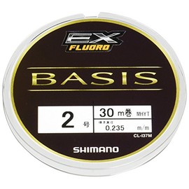 シマノ(SHIMANO) ハリス ベーシック EX フロロカーボン 30m 2.0号 ピュアクリア CL-I37M