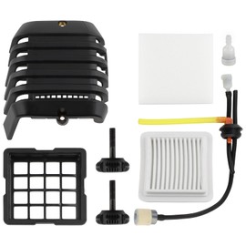 SRM2620 Air Filter Cover Case Fuel Line Kit for Echo SRM-2620 SRM-2620T PE-2620 PAS-2620 SRM-3020 PPT-2620 SRM 2620 Trimmer w Carburetor Primer Bulb