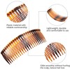 4 Packs Tort Slide Comb Tortoise Shell Side Comb Plain