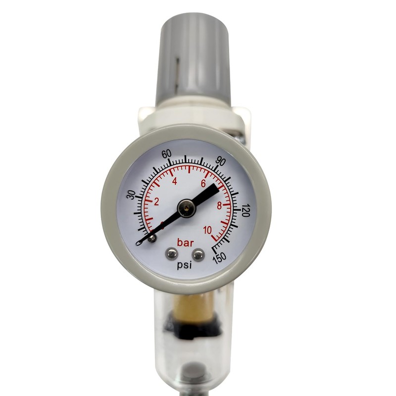 ANPTGHT 1/4" NPT Compressed Air Filter Regulator Combo Piggyback with
