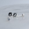 Sterling Silver Tiny Post Stud Piercing Earrings for Cartilage Tragus