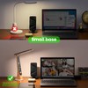 Morwealth Rechargeable Cordless LED Desk lamp, dimmable Table lamp with